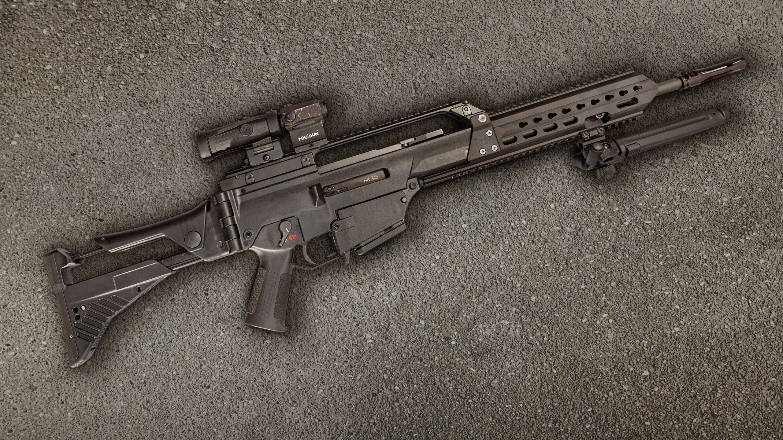 HK243 S TAR - Holosun HS403B mit Holosun Magnifier HM3X